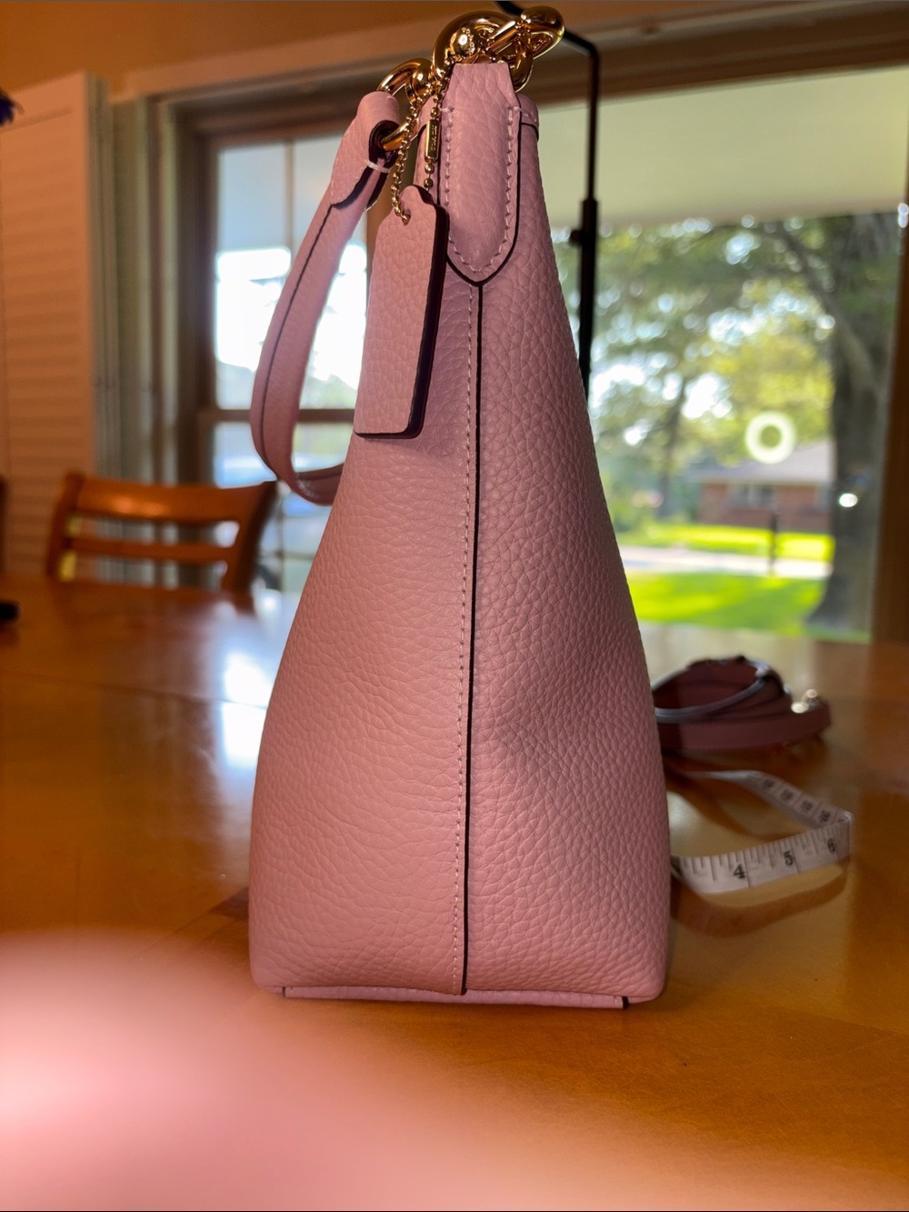Coach Laurel Shoulder Bag in Carnation Pink - Picture 8 of 15
